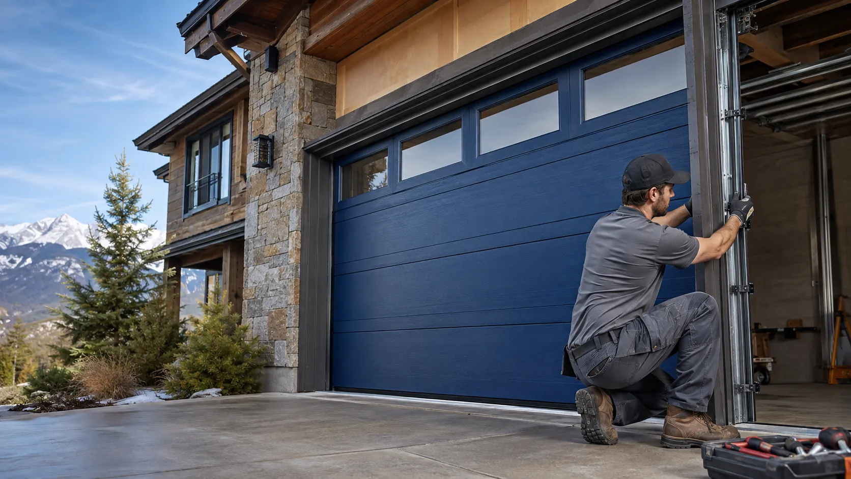 Garage door guides for Petaluma homeowners