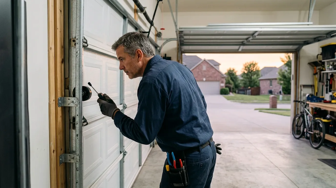 Repaired & tested - Petaluma garage door service