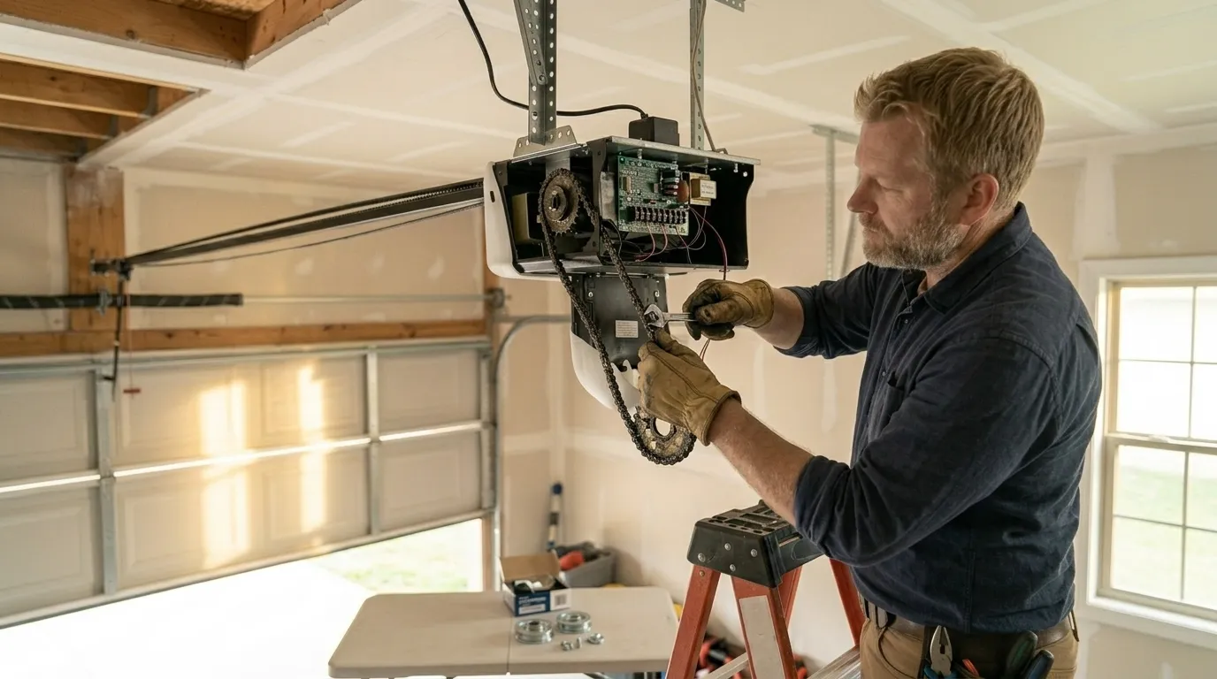 Repaired & tested - Petaluma garage door service