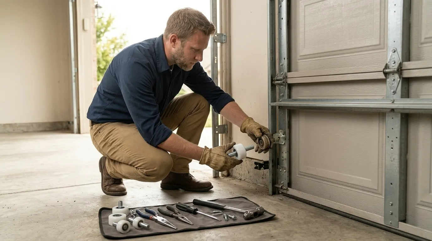 Repaired & tested - Petaluma garage door service