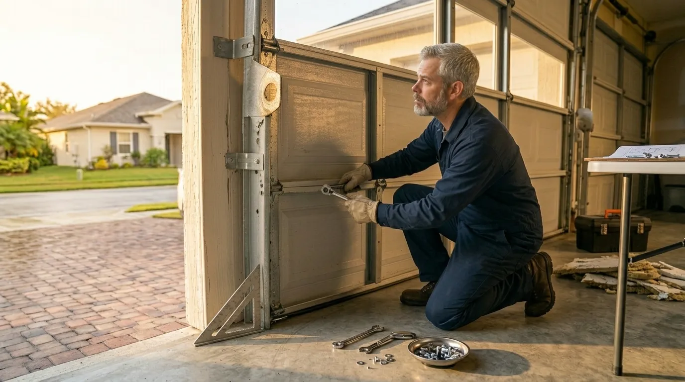 Repaired & tested - Petaluma garage door service