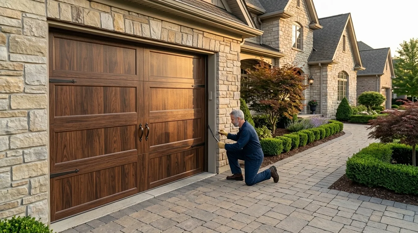 Repaired & tested - Petaluma garage door service