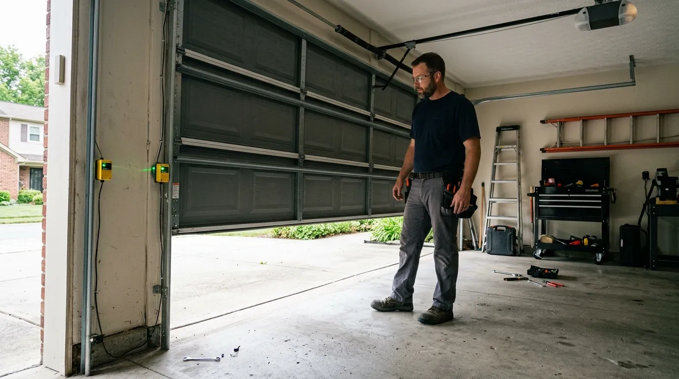 Repaired & tested - Petaluma garage door service
