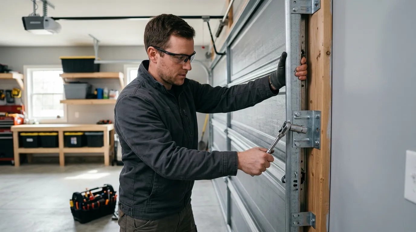 Repaired & tested - Petaluma garage door service