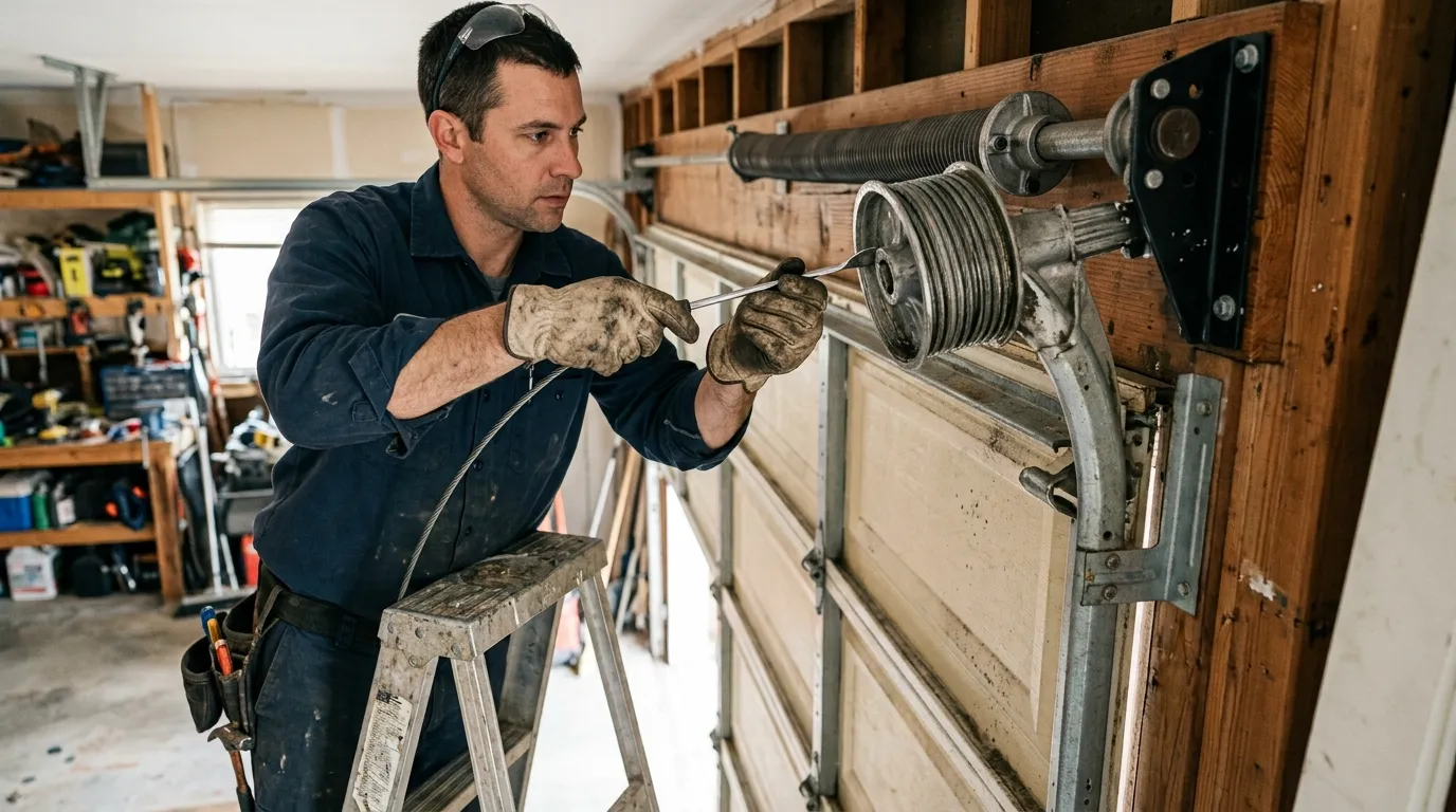 Repaired & tested - Petaluma garage door service