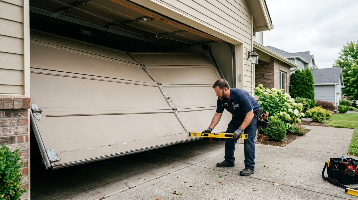 Repaired & tested - Petaluma garage door service