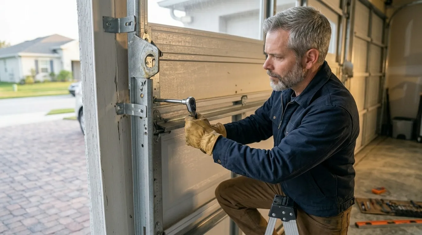 Repaired & tested - Petaluma garage door service