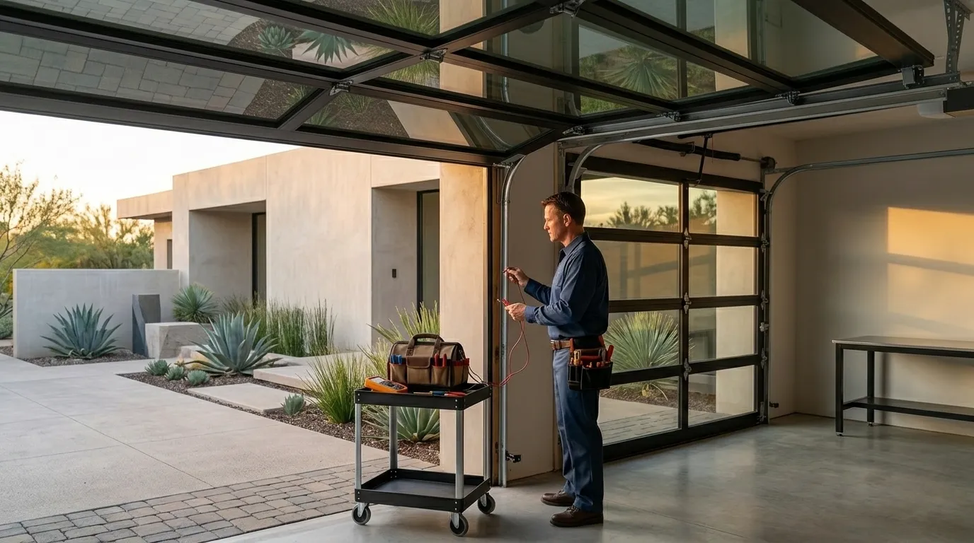 On-site diagnosis - Petaluma garage door service